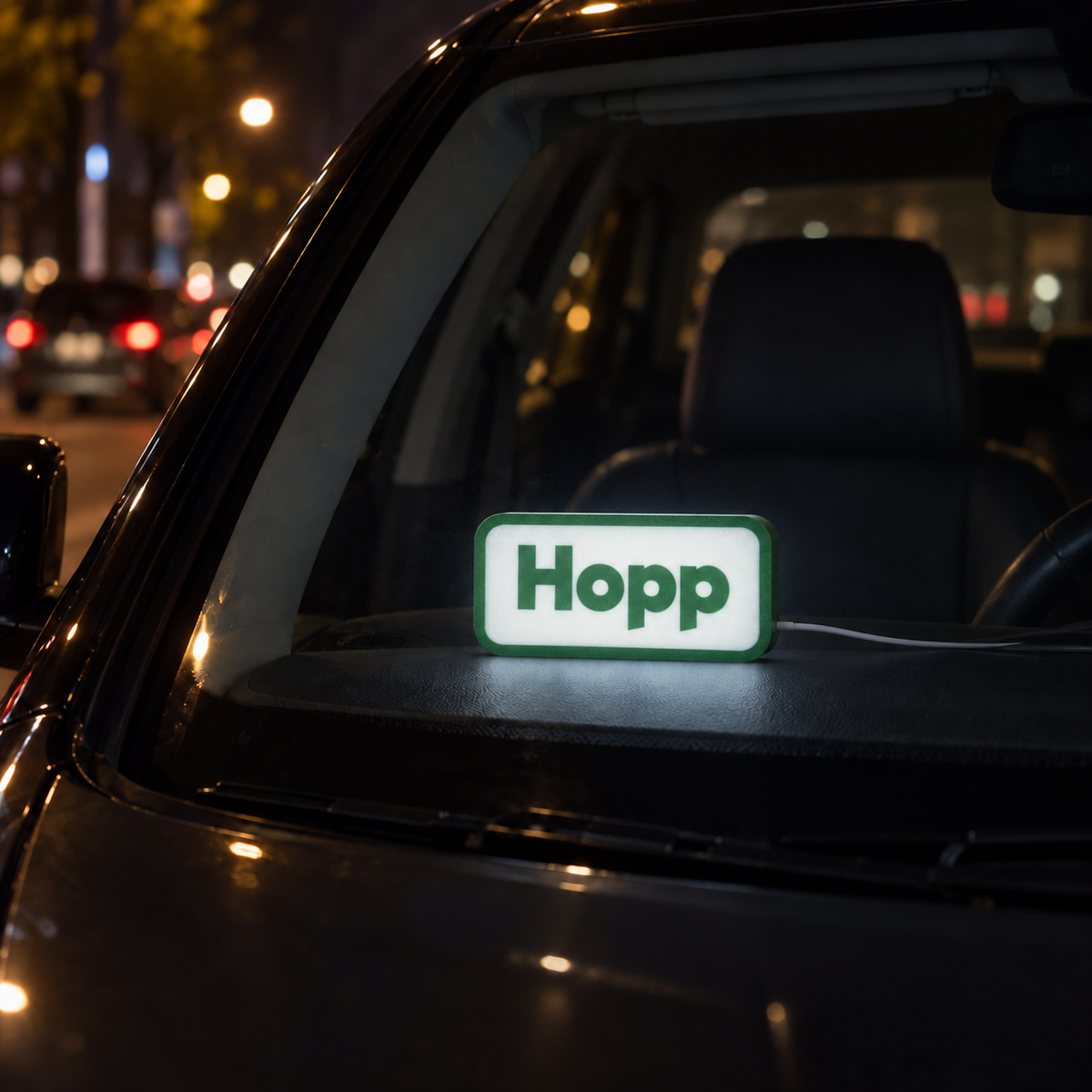 HOPP LED Car Sign