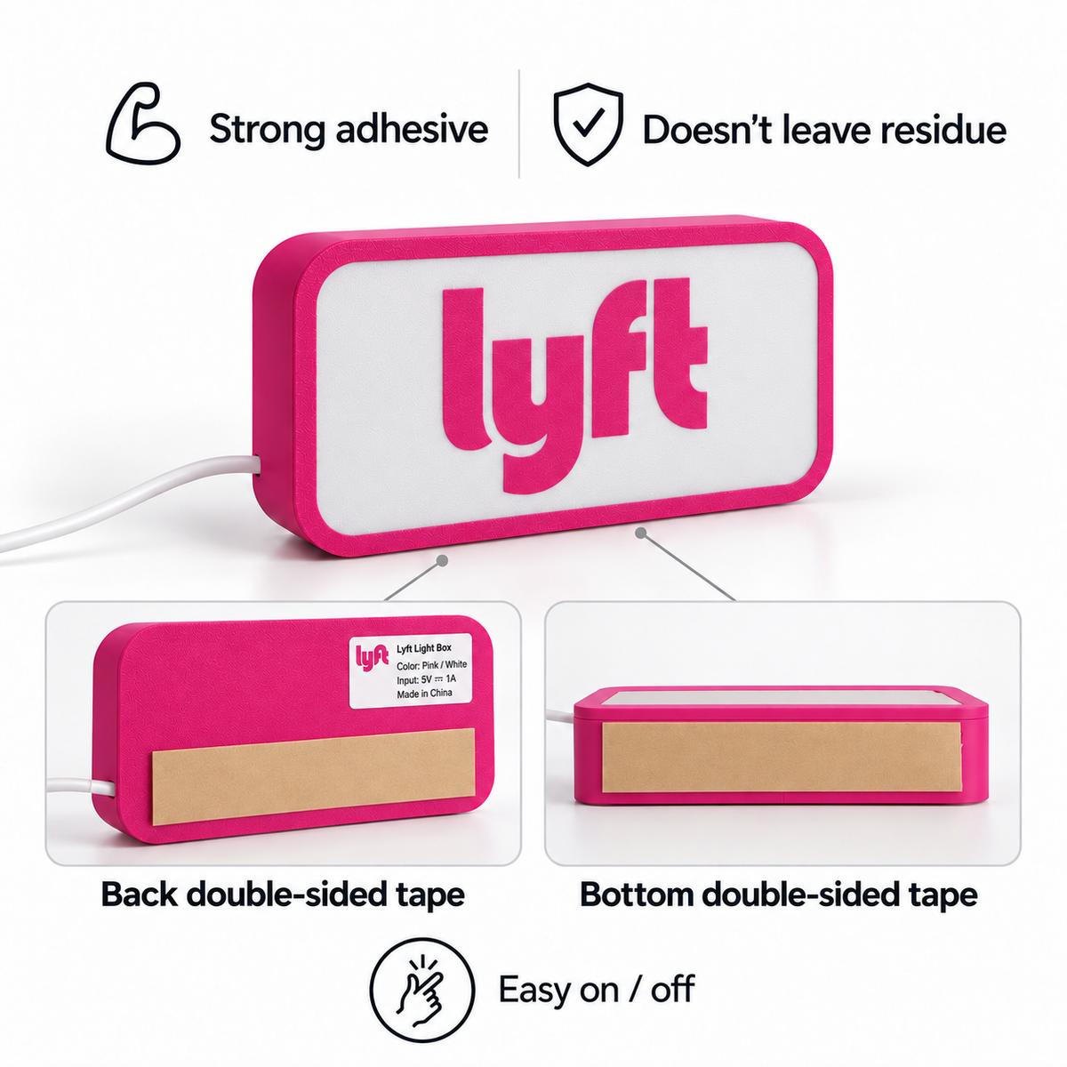 LYFT LED Car Sign