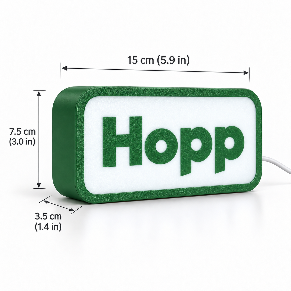 HOPP LED Car Sign