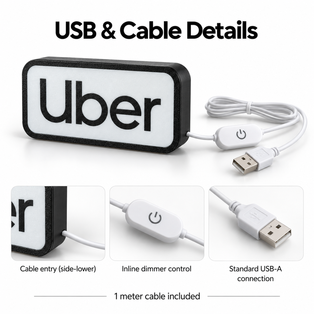 UBER LED Car Sign